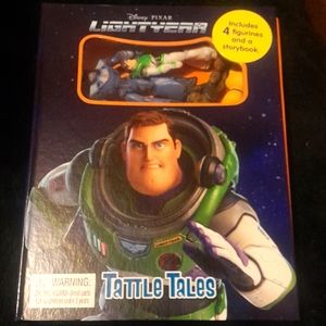 TATTLE TALES Disney Pixar Buzz Lightyear Storybook & Figurine set